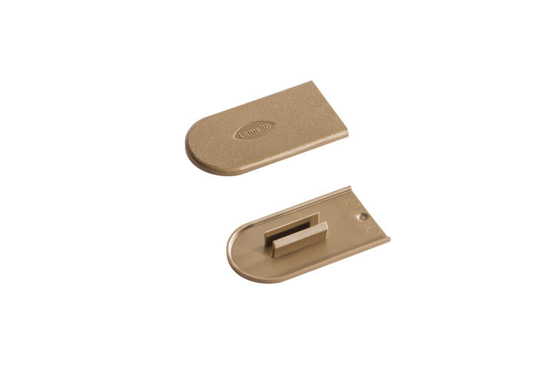 Cabineo Abdeckkappe, 100 Stück, RAL 1011 braunbeige