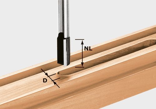 Nutfräser HW S12 D18/45