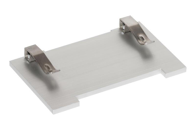 Aufsteckplatte 5 mm, Aluminium, für Zeta P2,Top21,Classic X