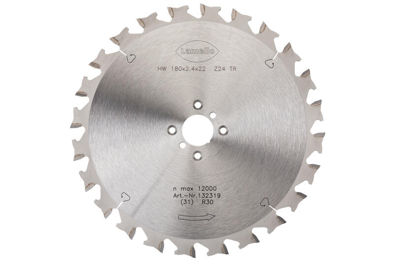 Tanga Delta Sägeblatt, HW, Ø180x2.4xØ22 mm, Z24, NL 6