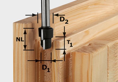 Stufenfräser HW D16,3/12,3/9,3 S12