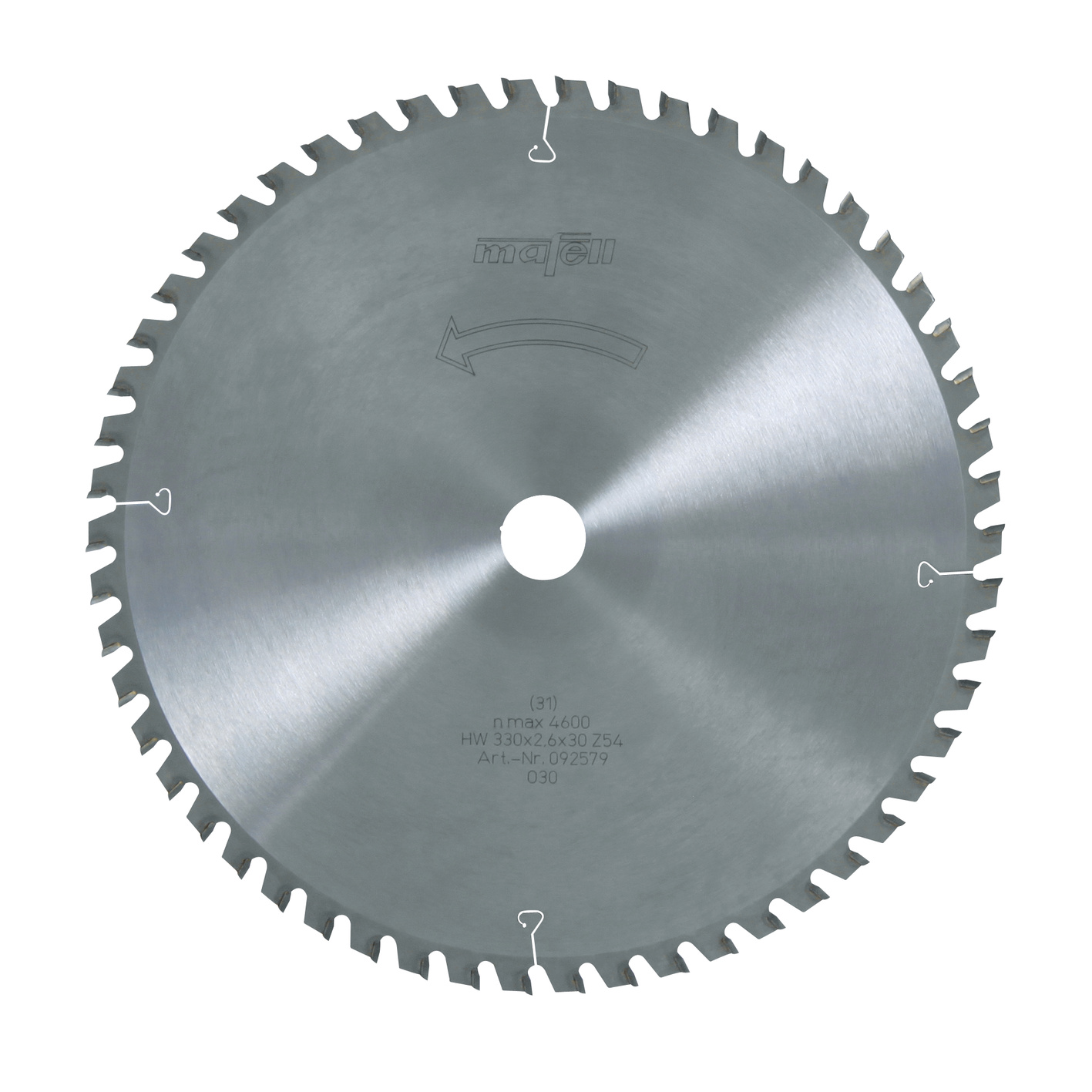 Sägeblatt-HM, 330 x 2,2/2,6 x 30 mm, Z 54, WZ/FA, für Sandwichplatten mit Metalleinlage oder Metalldeckschichten