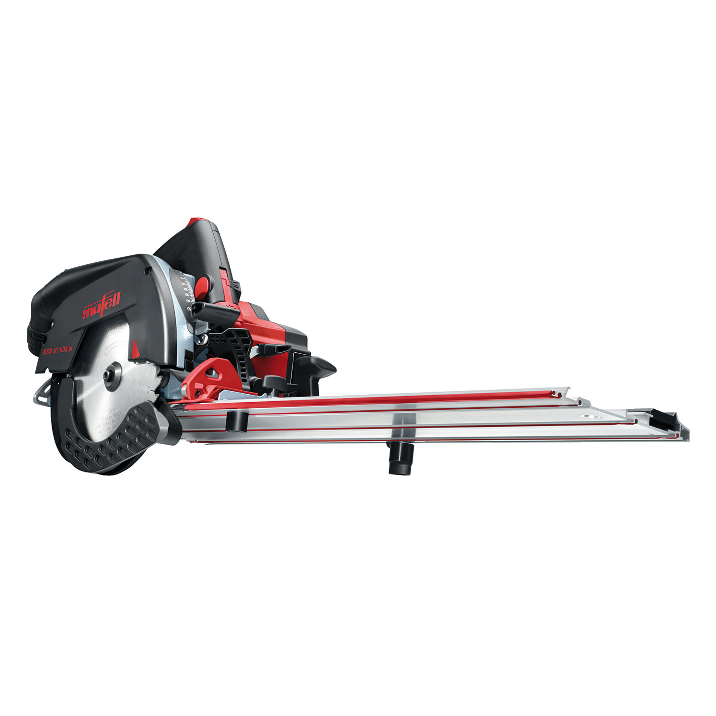 Akku-Kappschienen-Säge KSS 50 18 M bl im Transportkoffer