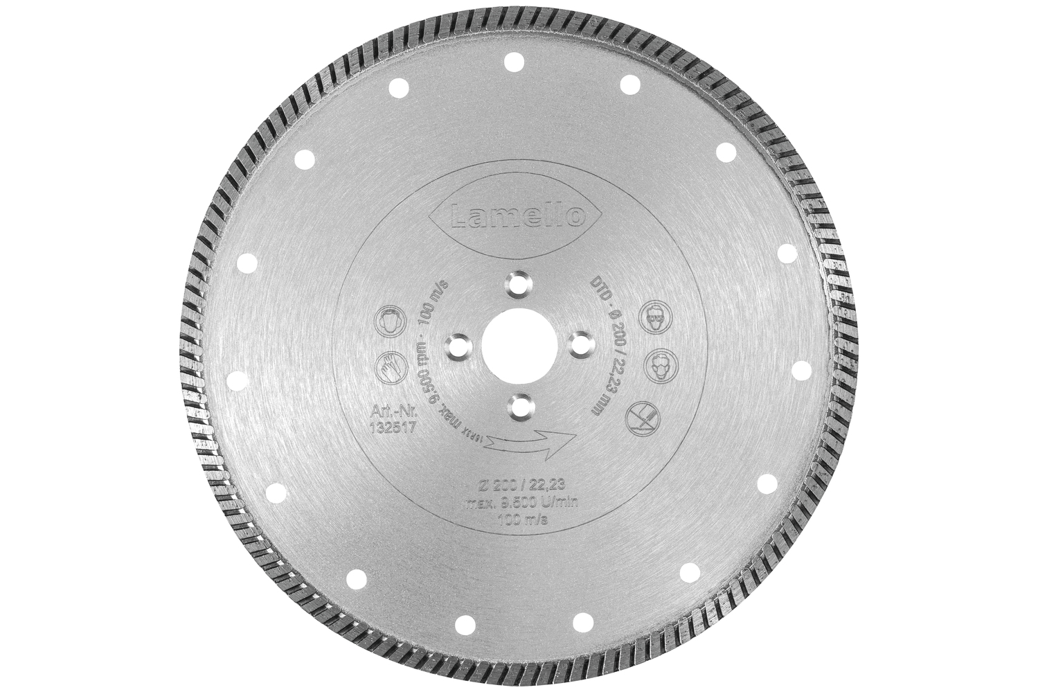 Tanga Delta Trennscheibe, DP, Ø200x2.4xØ22 mm, NL 4